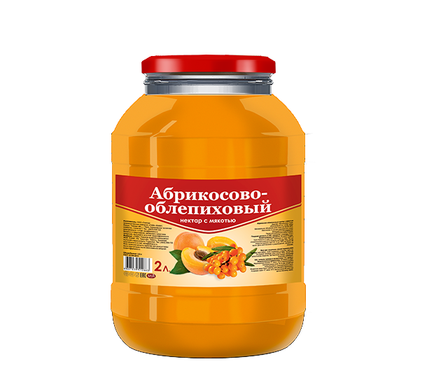 Абрикосово-облепиховый нектар 2л