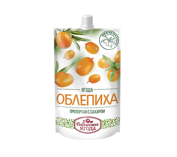 Облепиха протертая с сахаром