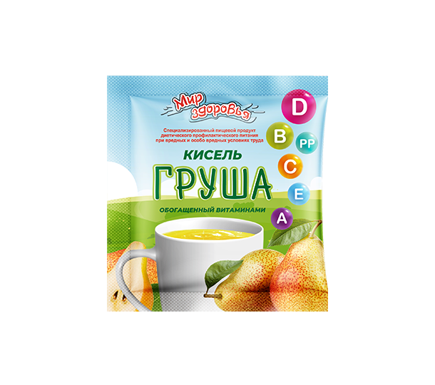 Кисель быстрорастворимый с витаминами, груша