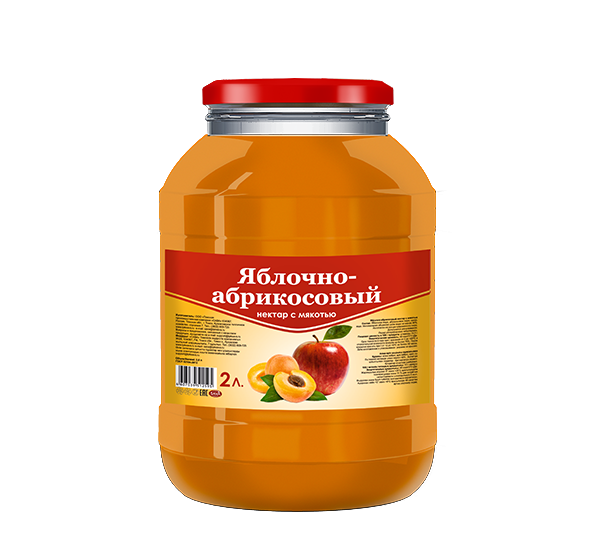 Яблочно-абрикосовый нектар 2л