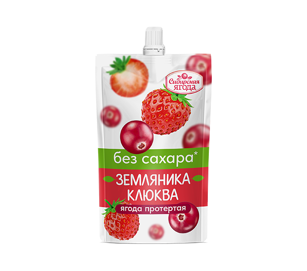 Земляника-клюква без сахара