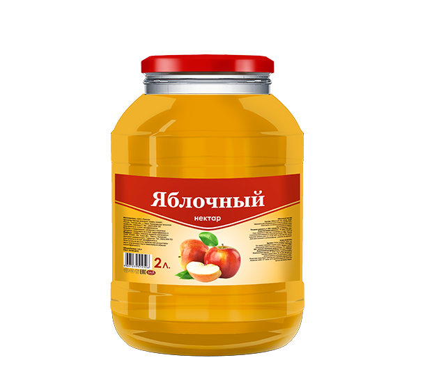 Яблочный нектар 2л