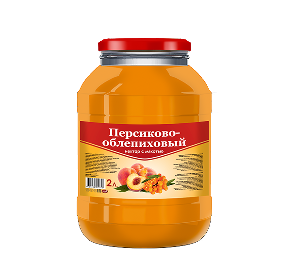 Персиково-облепиховый нектар 2л
