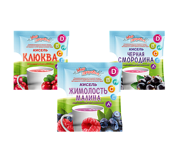 Кисели «Мир здоровья» с витаминами 